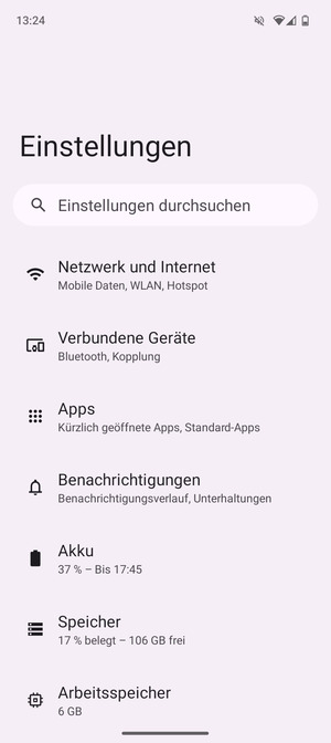 Wählen Sie Netzwerk und  Internet