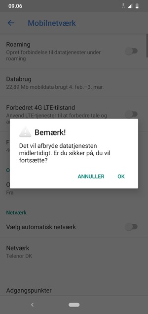 Vælg OK