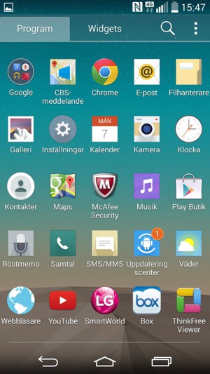 Välj Inställningar