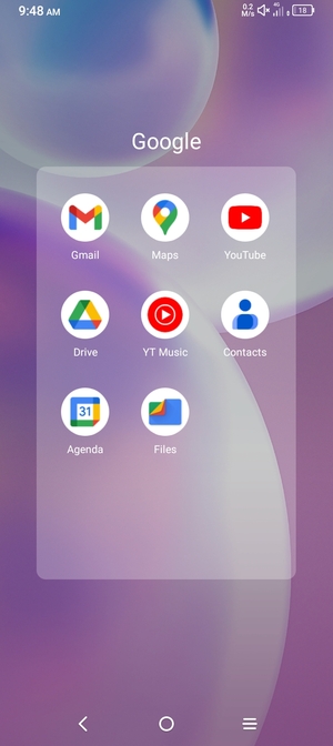 Sélectionnez Gmail