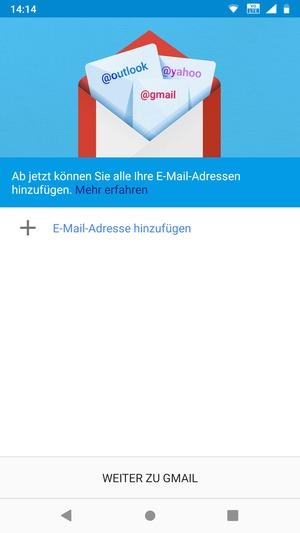 Wählen Sie E-Mail-Adresse hinzufügen
