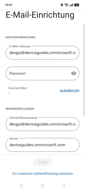 Geben Sie Ihre Passwort ein