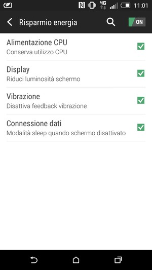 Spunta tutte le caselle di controllo