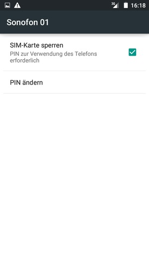 Wählen Sie PIN ändern