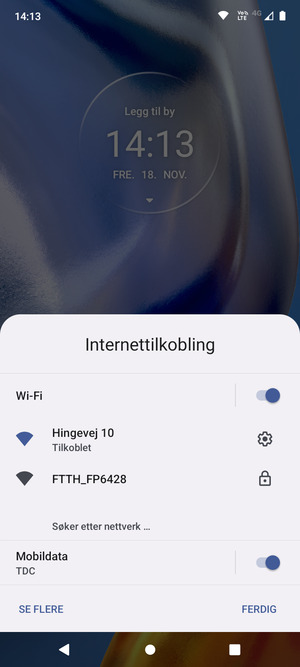 Slå av Wi-Fi