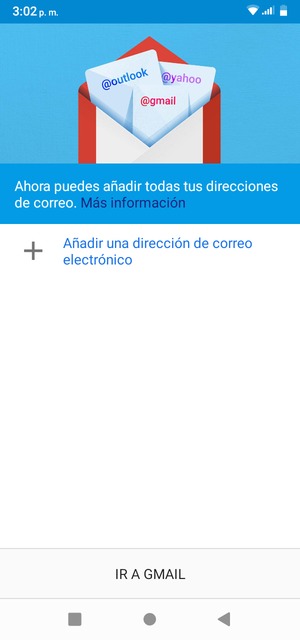 Seleccione Añadir una dirección de correo electrónico