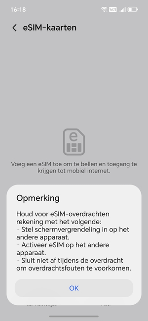 Selecteer OK