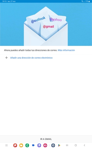 Seleccione Añadir una dirección de correo electrónico