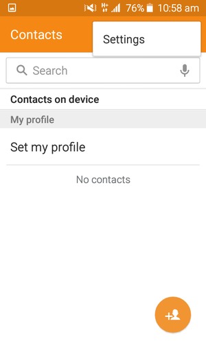 Select Settings
