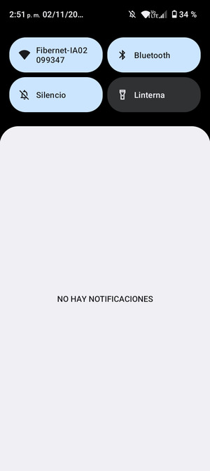 Deslice hacia abajo el menú superior de nuevo