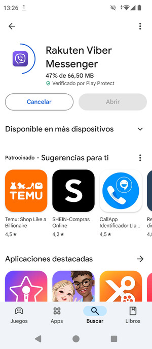 Espere a que el proceso de instalación finalice