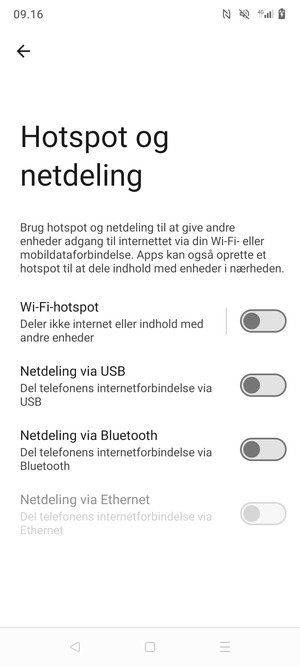 Vælg Wi-Fi-hotspot