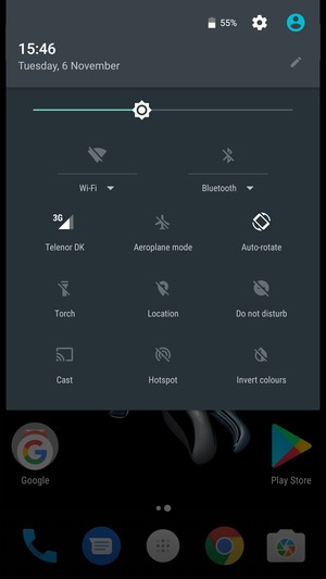 Select the Settings button