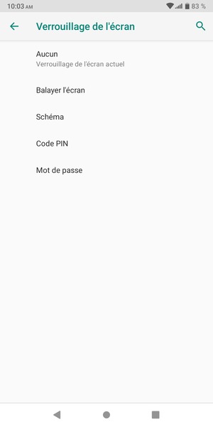 Sélectionnez Schéma