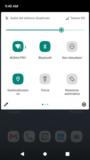 Disattiva Wi-Fi e Bluetooth