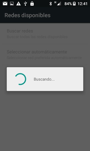 Espere a que la búsqueda termine