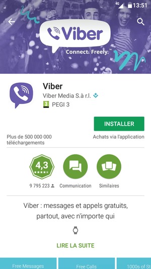 Sélectionnez INSTALLER