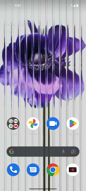 Swipe up