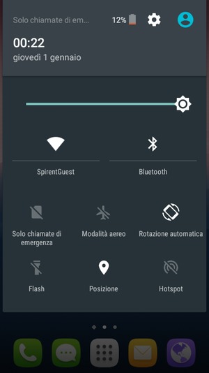 Disattiva Wi-Fi e Bluetooth