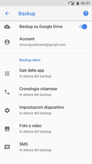 Seleziona Account