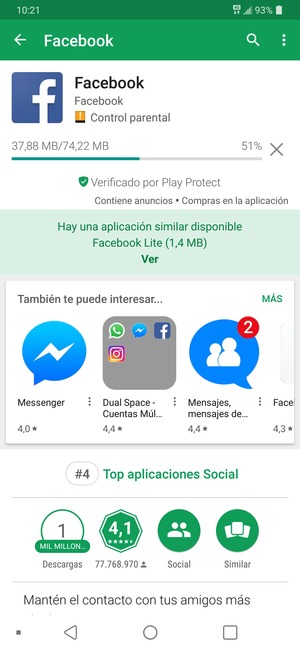 Espere a que el proceso de instalación finalice