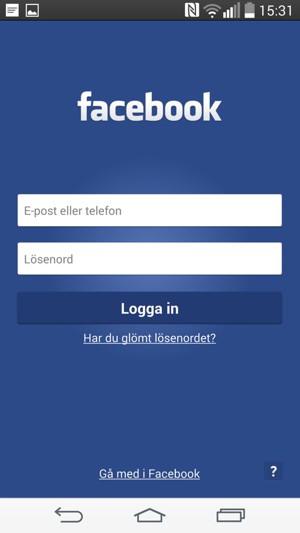 Din app är redo att användas