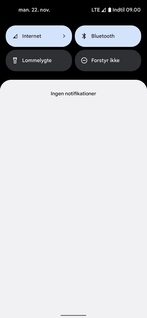 Aktiver topmenuen igen