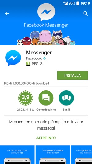 Seleziona INSTALLA