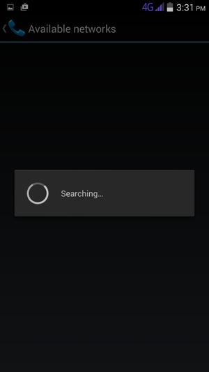 Wait for the search to finish