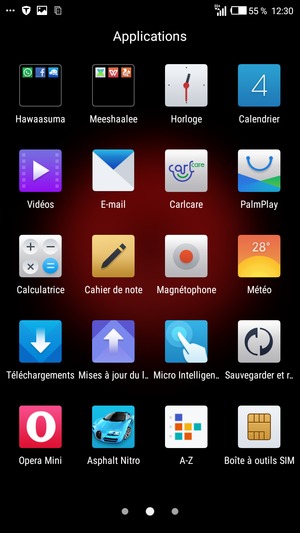 Sélectionnez E-mail