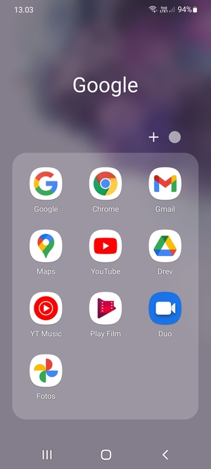 Vælg Gmail
