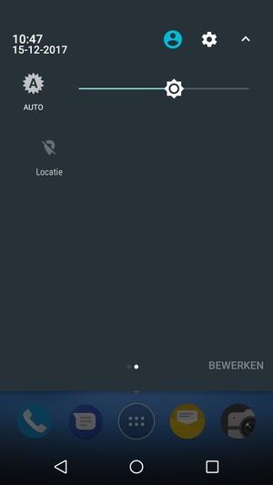 Selecteer de Instellingen knop