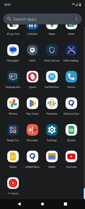 Scroll to and select Settings