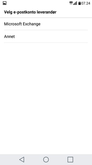Velg Annet