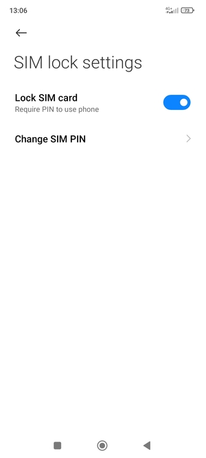 Select Change SIM PIN
