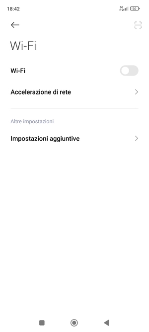 Attiva Wi-Fi
