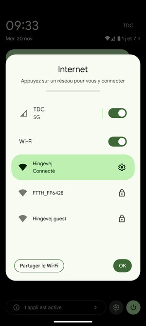 Désactiver le Wi-Fi