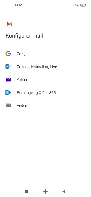 Vælg Google