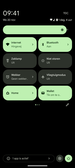 Selecteer Internet