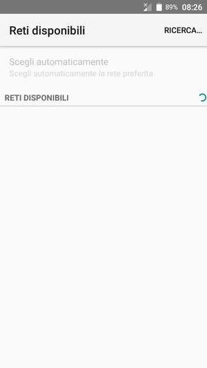 Attendi il completamento della ricerca