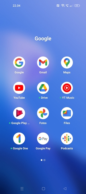 Vælg Gmail