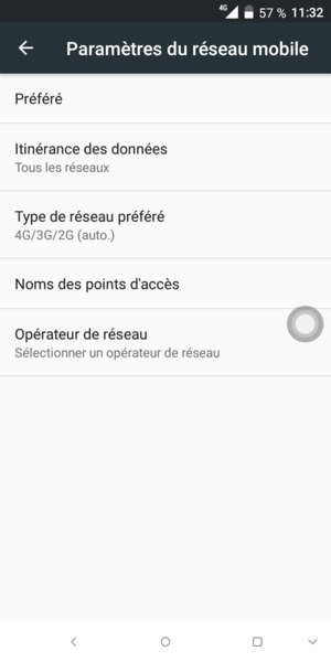 Sélectionnez Noms des points d'accès