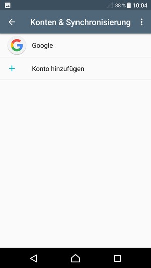 Wählen Sie Ihr Google Konto