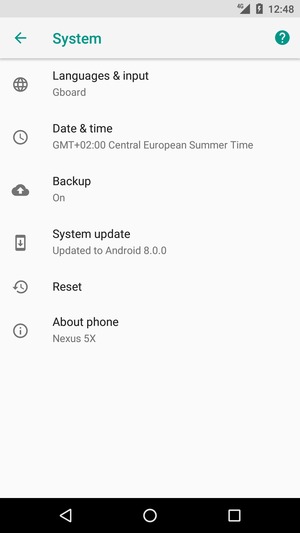 Select System update