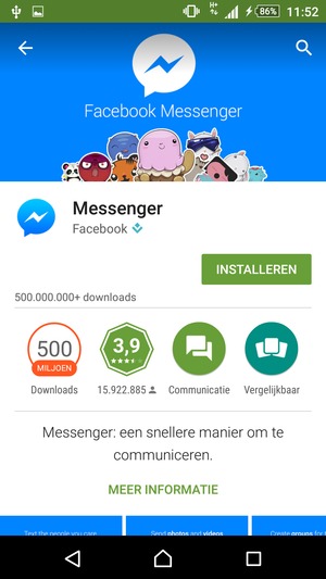 Selecteer INSTALLEREN