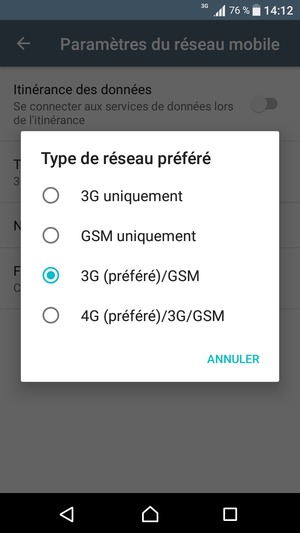 Sélectionnez votre option préférée