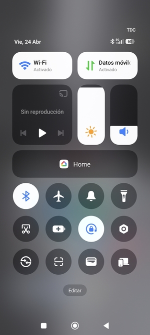 Desactive Wi-Fi y Bluetooth