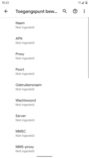 Voer mms-gegevens in