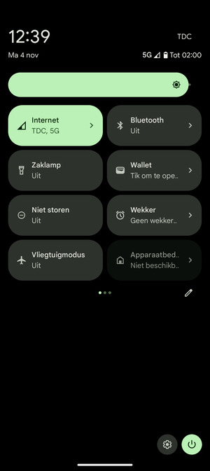 Pas helderheid aan op het vereiste niveau