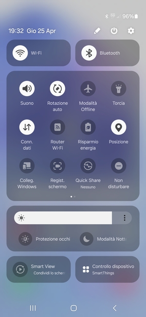 Disattiva Wi-Fi e Bluetooth